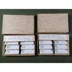 Lenwile‎ Marble China Write-On Place Marks Ardalt Lot Of 2 Sets Of 6